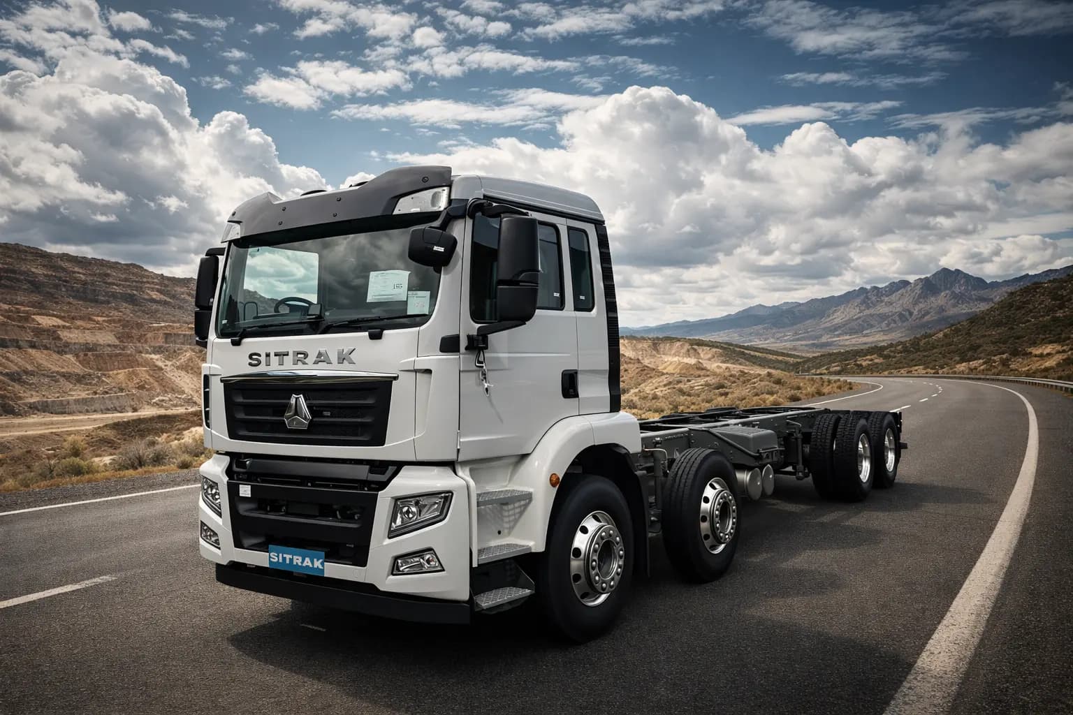 Sitrak G5S 350 8×4 Tipper Cab & Chassis